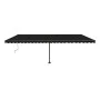 Automatische Markise LED-Windsensor Anthrazitgrau 600x300 cm von vidaXL, Markisen - Ref: Foro24-3069814, Preis: 877,29 €, Rab...