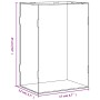 Caja de exposición acrílico transparente 17x12x25 cm de , Mostradores - Ref: Foro24-154908, Precio: 23,80 €