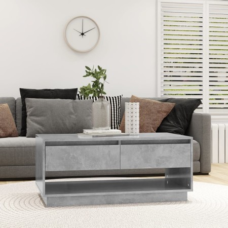 Mesa de centro madera contrachapada gris hormigón 102,5x55x44cm von , Couchtisch - Ref: Foro24-809507, Preis: 124,67 €, Rabat...