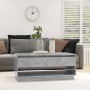 Mesa de centro madera contrachapada gris hormigón 102,5x55x44cm von , Couchtisch - Ref: Foro24-809507, Preis: 124,67 €, Rabat...