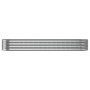 Jardinera arriate acero recubrimiento polvo plata 296x80x36 cm von , Töpfe und Pflanzgefäße - Ref: Foro24-318927, Preis: 57,3...