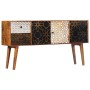 Aparador con estampado madera maciza de mango 130x30x70 cm by , Sideboards - Ref: Foro24-247917, Price: 356,14 €, Discount: %