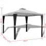 Cenador con techo 3x3 m blanco crema by , Tents and gazebos - Ref: Foro24-41450, Price: 217,46 €, Discount: %