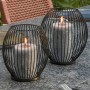 HI Juego de portavelas 2 piezas negro de , Candelabros - Ref: Foro24-435320, Precio: 30,72 €, Descuento: %