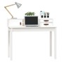 Escritorio de madera maciza de pino blanco 110x50x93 cm de , Escritorios - Ref: Foro24-823530, Precio: 109,36 €, Descuento: %