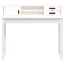 Escritorio de madera maciza de pino blanco 110x50x93 cm de , Escritorios - Ref: Foro24-823530, Precio: 109,36 €, Descuento: %