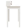 Escritorio de madera maciza de pino blanco 110x50x93 cm de , Escritorios - Ref: Foro24-823530, Precio: 109,36 €, Descuento: %