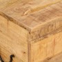 Caja de almacenaje madera maciza de mango 39x28x31 cm de , Baúles de almacenamiento - Ref: Foro24-338483, Precio: 90,02 €, De...