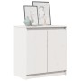 Armario auxiliar madera maciza de pino blanco 60x36x65 cm by , Sideboards - Ref: Foro24-808099, Price: 102,09 €, Discount: %