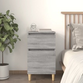 Mesita de noche color gris sonoma 40x35x70 cm by , Nightstands - Ref: Foro24-819704, Price: 49,55 €, Discount: %