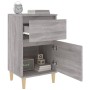 Mesita de noche color gris sonoma 40x35x70 cm de , Mesitas de noche - Ref: Foro24-819704, Precio: 49,55 €, Descuento: %