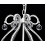 Lámpara de araña con 2300 cristales blanca by , chandeliers - Ref: Foro24-60338, Price: 138,42 €, Discount: %