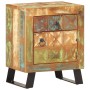 Mesita de noche de madera maciza reciclada 40x30x50 cm de , Mesitas de noche - Ref: Foro24-320377, Precio: 117,30 €, Descuent...