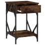 Mesita de noche madera contrachapada roble ahumado 40x42x60 cm von , Nachttische - Ref: Foro24-826339, Preis: 47,01 €, Rabatt: %