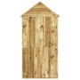 Cobertizo de herramientas madera pino impregnada 107x37x220 cm de , Cobertizos - Ref: Foro24-318192, Precio: 333,34 €, Descue...