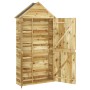Cobertizo de herramientas madera pino impregnada 107x37x220 cm de , Cobertizos - Ref: Foro24-318192, Precio: 333,34 €, Descue...