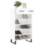 Zapatero madera de ingeniería blanco 60x35x105 cm by , Closets and storage - Ref: Foro24-829636, Price: 81,18 €, Discount: %