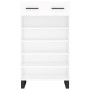 Zapatero madera de ingeniería blanco 60x35x105 cm by , Closets and storage - Ref: Foro24-829636, Price: 81,18 €, Discount: %