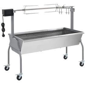 Parrilla De Barbacoa Con Asador Y Motor Eléctrico de , Barbacoas - Ref: Foro24-40236, Precio: 359,12 €, Descuento: %