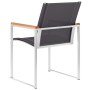 Sillas de jardín 4 unidades textilene y acero inoxidable gris von , Gartenstühle - Ref: Foro24-46496, Preis: 299,04 €, Rabatt: %