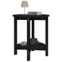 Mesa de centro de madera maciza de pino negro Ø55x60 cm von , Couchtisch - Ref: Foro24-822356, Preis: 55,12 €, Rabatt: %