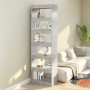 Estantería/divisor de espacios gris hormigón 60x30x198 cm by , Bookcases and shelves - Ref: Foro24-811686, Price: 93,28 €, Di...