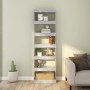 Estantería/divisor de espacios gris hormigón 60x30x198 cm by , Bookcases and shelves - Ref: Foro24-811686, Price: 93,28 €, Di...