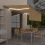 Toldo automático persiana LED sensor de viento 5x3m de vidaXL, Toldos - Ref: Foro24-3069473, Precio: 654,03 €, Descuento: %