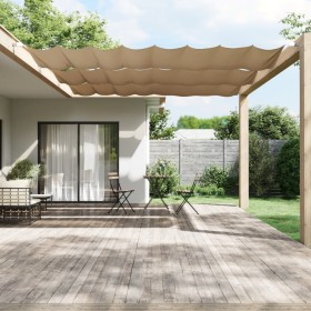 Toldo vertical tela oxford gris taupé 140x360 cm by , Umbrellas - Ref: Foro24-148410, Price: 27,38 €, Discount: %