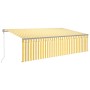 Automatic awning LED blinds wind sensor 5x3m by vidaXL, Awnings - Ref: Foro24-3069473, Price: 563,44 €, Discount: %
