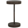 Mesa de jardín de ratán sintético marrón 60,5x106 cm by , Garden tables - Ref: Foro24-45855, Price: 124,19 €, Discount: %