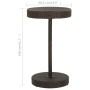 Mesa de jardín de ratán sintético marrón 60,5x106 cm by , Garden tables - Ref: Foro24-45855, Price: 124,19 €, Discount: %