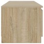 Set de muebles de jardín 3 piezas bambú y cojines gris oscuro