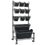 Nature Set de jardinera vertical móvil by , Pots and planters - Ref: Foro24-434649, Price: 88,49 €, Discount: %