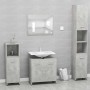 Conjunto de muebles de baño madera contrachapada gris hormigón von , Badezimmermöbel - Ref: Foro24-802583, Preis: 88,23 €, Ra...