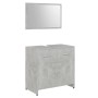Conjunto de muebles de baño madera contrachapada gris hormigón von , Badezimmermöbel - Ref: Foro24-802583, Preis: 88,23 €, Ra...