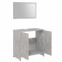 Conjunto de muebles de baño madera contrachapada gris hormigón von , Badezimmermöbel - Ref: Foro24-802583, Preis: 88,23 €, Ra...