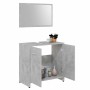 Conjunto de muebles de baño madera contrachapada gris hormigón von , Badezimmermöbel - Ref: Foro24-802583, Preis: 88,23 €, Ra...