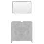Conjunto de muebles de baño madera contrachapada gris hormigón von , Badezimmermöbel - Ref: Foro24-802583, Preis: 88,23 €, Ra...