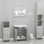 Conjunto de muebles de baño madera contrachapada gris hormigón von , Badezimmermöbel - Ref: Foro24-802583, Preis: 88,23 €, Ra...