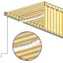 Automatische Markise, LED-Jalousie, Windsensor, 5 x 3 m von vidaXL, Markisen - Ref: Foro24-3069473, Preis: 654,23 €, Rabatt: %