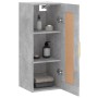 Armario de pared madera ingeniería gris hormigón 34,5x34x90 cm by , Sideboards - Ref: Foro24-830488, Price: 48,76 €, Discount: %