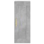 Armario de pared madera ingeniería gris hormigón 34,5x34x90 cm by , Sideboards - Ref: Foro24-830488, Price: 48,76 €, Discount: %