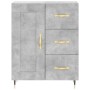 Aparador de madera de ingeniería gris hormigón 69,5x34x90 cm by , Sideboards - Ref: Foro24-830240, Price: 91,92 €, Discount: %