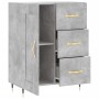 Aparador de madera de ingeniería gris hormigón 69,5x34x90 cm by , Sideboards - Ref: Foro24-830240, Price: 91,92 €, Discount: %