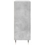 Aparador de madera de ingeniería gris hormigón 69,5x34x90 cm by , Sideboards - Ref: Foro24-830240, Price: 91,92 €, Discount: %