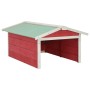 Caseta de cortacésped robótico madera abeto rojo y blanco von , Rasenmäherabdeckungen - Ref: Foro24-170881, Preis: 91,57 €, R...