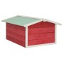 Caseta de cortacésped robótico madera abeto rojo y blanco von , Rasenmäherabdeckungen - Ref: Foro24-170881, Preis: 91,57 €, R...