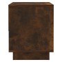 Mesita de noche madera de ingeniería roble ahumado 45x34x44 cm by , Nightstands - Ref: Foro24-812981, Price: 36,06 €, Discoun...