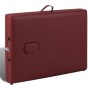 Mesa camilla de masaje de madera plegable de dos cuerpos rojos by , massage tables - Ref: Foro24-110076, Price: 136,40 €, Dis...